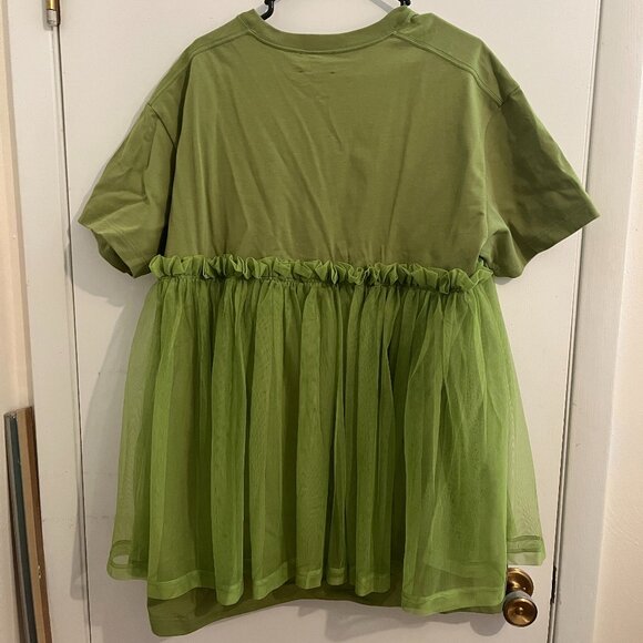 Minju Kim x & Other Stories Green Voluminous Dress - Picture 3 of 4